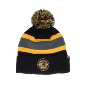 47 Brand - NHL Svart pom Beanie - Boston Bruins Breakaway Cuff Knit Black Pom @ Hatstore