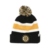47 Brand - NHL Svart pom Beanie - Boston Bruins Breakaway Knit Black Pom @ Hatstore