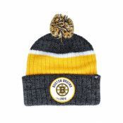 47 Brand - NHL Svart pom Beanie - Boston Bruins Holcomb Black/Yellow Pom @ Hatstore