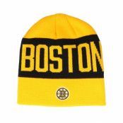 Adidas - NHL Gul traditionalbeanie Beanie - Boston Bruins 19 Yellow/Black Beanie @ Hatstore