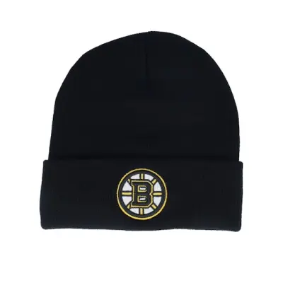 American Needle - NHL Svart cuff Beanie - Boston Bruins Terrain Knit Solid Black Cuff @ Hatstore