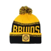 Fanatics - NHL Svart pom Beanie - Boston Bruins Thrive Black/Yellow Gold Pom @ Hatstore