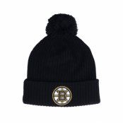 Fanatics - NHL Svart pom Beanie - Boston Bruins Value Core Black Pom @ Hatstore