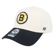 47 Brand - NHL Beige adjustable Keps - Boston Bruins NHL Tone 47 Mvp Cap Natural/Black Dad Cap @ Hatstore