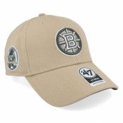 47 Brand - NHL Beige adjustable Keps - Boston Bruins Sure Shot Mvp Khaki Adjustable @ Hatstore