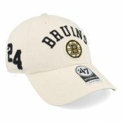 47 Brand - NHL Beige unconstructed Keps - Boston Bruins Clubhouse Faber Clean Up Sandstorm Dad Cap @ Hatstore