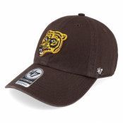 47 Brand - NHL Brun unconstructed Keps - Boston Bruins Clean Up Brown Dad Cap @ Hatstore