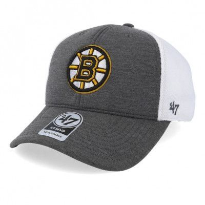 47 Brand - NHL Grå adjustable Keps -Boston Bruins Haskell 47 Mvp Charcoal/White Adjustable @ Hatstore