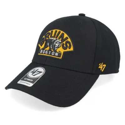 47 Brand - NHL Svart adjustable Keps - Boston Bruins 47 Mvp Cap Black Adjustable @ Hatstore
