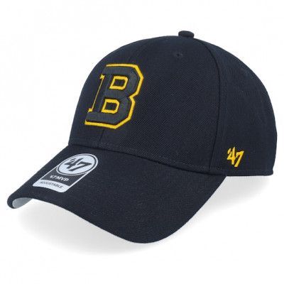 47 Brand - NHL Svart adjustable Keps - Boston Bruins Mvp Black/Yellow Adjustable @ Hatstore