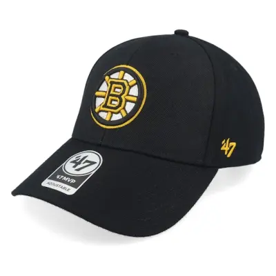 47 Brand - NHL Svart adjustable Keps - Boston Bruins NHL Mvp Cap Black Adjustable @ Hatstore
