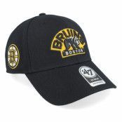 47 Brand - NHL Svart adjustable Keps - Boston Bruins Sure Shot Mvp Black Adjustable @ Hatstore