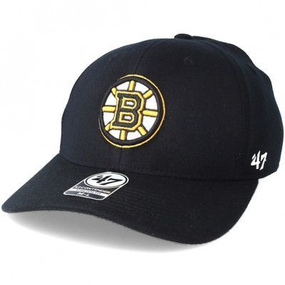 47 Brand - NHL Svart flexfit Keps - Boston Bruins Contender Black Flexfit @ Hatstore
