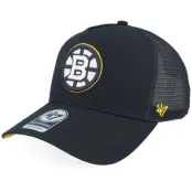 47 Brand - NHL Svart snapback Keps - Boston Bruins NHL Mesh 47 Offside Black A-Frame Trucker @ Hatstore