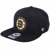 47 Brand - NHL Svart snapback Keps - Boston Bruins No Shot 47 Captain Black Snapback @ Hatstore