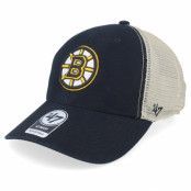 47 Brand - NHL Svart trucker Keps - Boston Bruins Flagship Wash Mvp Black/Beige Trucker @ Hatstore