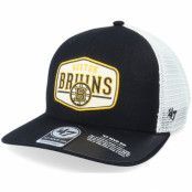 47 Brand - NHL Svart trucker Keps - Boston Bruins Shumay Mvp Dp Black/White Trucker @ Hatstore