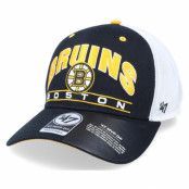 47 Brand - NHL Svart trucker Keps - Boston Bruins Top Corner Mvp DP Black/White Trucker @ Hatstore