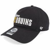 47 Brand - NHL Svart unconstructed Keps - Boston Bruins Midway Hitch Lc Black Dad Cap @ Hatstore