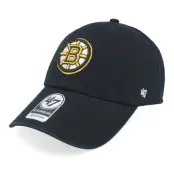 47 Brand - NHL Svart unconstructed Keps - Boston Bruins NHL Clean Up Cap Black Dad Cap @ Hatstore