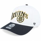 47 Brand - NHL Vit adjustable Keps - Boston Bruins NHL Wave Hitch White/Black Adjustable @ Hatstore