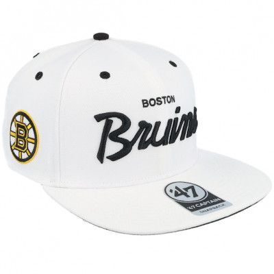 47 Brand - NHL Vit snapback Keps - Boston Bruins NHL Crosstown Pop'47 Cap White Snapback @ Hatstore