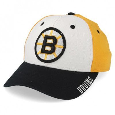 Adidas - NHL Gul adjustable Keps - Boston Bruins Cotton 3 Colour White/Yellow/Black Adjustable @ Hatstore
