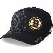 Adidas - NHL Svart flexfit Keps - Boston Bruins Second Season Structured Black Flexfit @ Hatstore