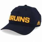 Adidas - NHL Svart unconstructed Keps - Boston Bruins Coach Black/Yellow Adjustable @ Hatstore