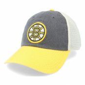 American Needle - NHL Svart trucker Keps - Boston Bruins Hanover Ivory&Black&Gold Trucker @ Hatstore