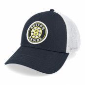 American Needle - NHL Svart trucker Keps - Boston Bruins Valin Ivory/Black Trucker @ Hatstore