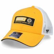 Fanatics - NHL Gul trucker Keps - Boston Bruins Iconic Defender Yellow Gold/White Trucker @ Hatstore