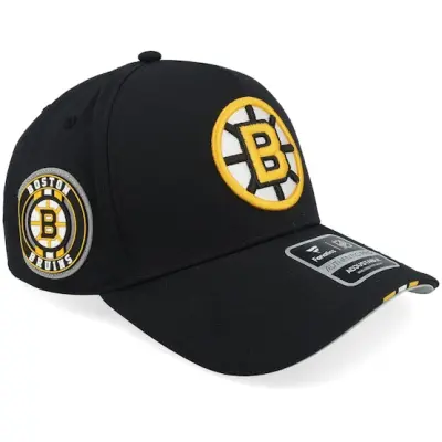 Fanatics - NHL Svart adjustable Keps - Boston Bruins Authentic Pro 2025 NHL Mesh Gray/Black Adjustable @ Hatstore