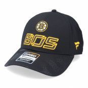 Fanatics - NHL Svart adjustable Keps - Boston Bruins Locker Room Black Adjustable @ Hatstore