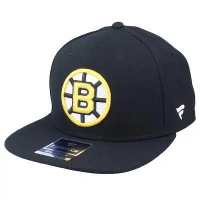 Fanatics - NHL Svart snapback Keps - Boston Bruins Primary Logo Core Black Snapback @ Hatstore