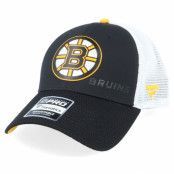 Fanatics - NHL Svart trucker Keps - Boston Bruins Iconic Black/White Trucker @ Hatstore