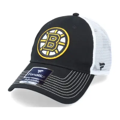 Fanatics - NHL Svart trucker Keps - Boston Bruins Primary Logo Core Black Trucker @ Hatstore