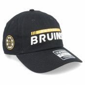 Fanatics - NHL Svart unconstructed Keps - Boston Bruins Authentic Pro Game&Train Black Dad Cap @ Hatstore