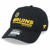 Fanatics - NHL Svart unconstructed Keps - Boston Bruins Authentic Pro Locker Room Dad Cap Black Adjustable @ Hatstore