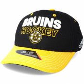 Keps Boston Bruins Locker Room Structured Black Flexfit - Adidas - Svart Flexfit