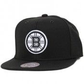 Mitchell & Ness - Boston Bruins Black White Snapback