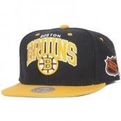 Keps Boston Bruins Team Arch - Mitchell & Ness - Svart Snapback