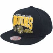 Mitchell&Ness - NBA Svart snapback Keps - Boston Bruins Champ Stack Vintage Black Snapback @ Hatstore