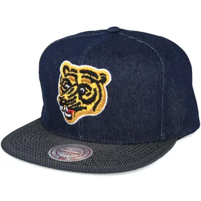 Mitchell&Ness - NHL Blå snapback Keps - Boston Bruins Raw Denim 3T PU Snapback @ Hatstore