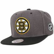 Mitchell&Ness - NHL Grå snapback Keps - Boston Bruins G3 Logo Snapback @ Hatstore