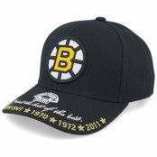 Mitchell&Ness - NHL Svart adjustable Keps - Boston Bruins Against The Best Pro Vntage Black Adjustable @ Hatstore