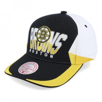 Mitchell&Ness - NHL Svart adjustable Keps - Boston Bruins Retrodome Pro Vintage Black Adjustable @ Hatstore