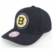 Mitchell&Ness - NHL Svart adjustable Keps - Boston Bruins Team Ground 2.0 Pro Black Adjustable @ Hatstore