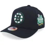 Mitchell&Ness - NHL Svart adjustable Keps - Hatstore Exclusive x Boston Bruins Black/Green A-frame Adjustable @ Hatstore