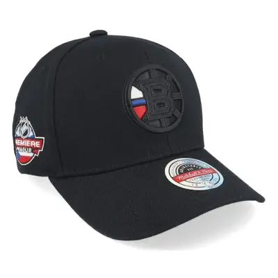 Mitchell&Ness - NHL Svart adjustable Keps - Hatstore Exclusive x Boston Bruins Premiere Black A-frame Adjustable @ Hatstore